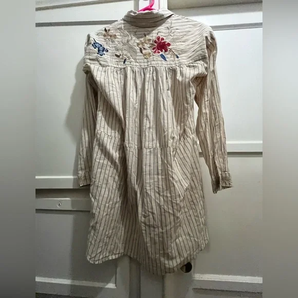 Johnny Was workshop long sleeve embroidered tunic dress top size XS - Picture 3 of 15